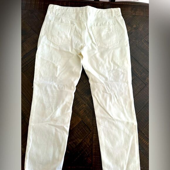 AFRM White High Rise Ripped Distressed Jeans Size 30 - Picture 5 of 7